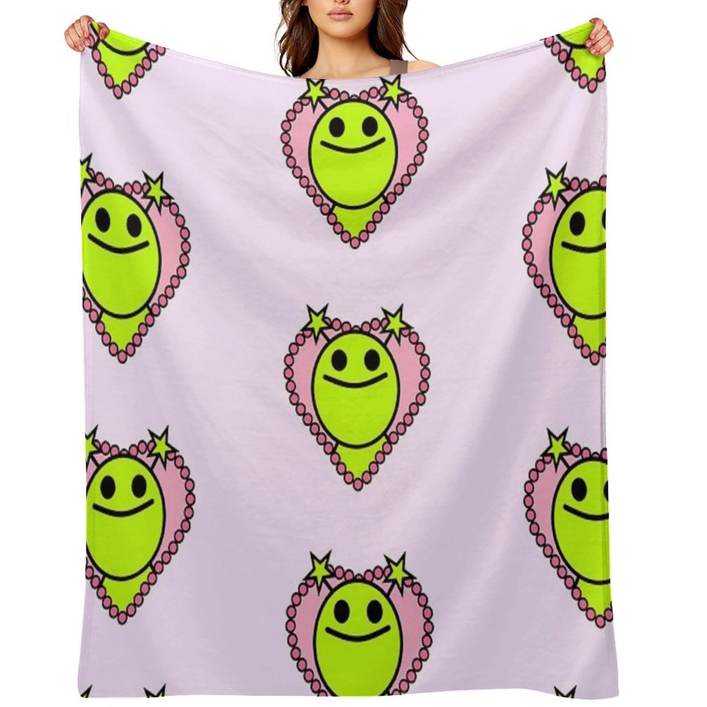 Dottie Green Alien Throw Blanket