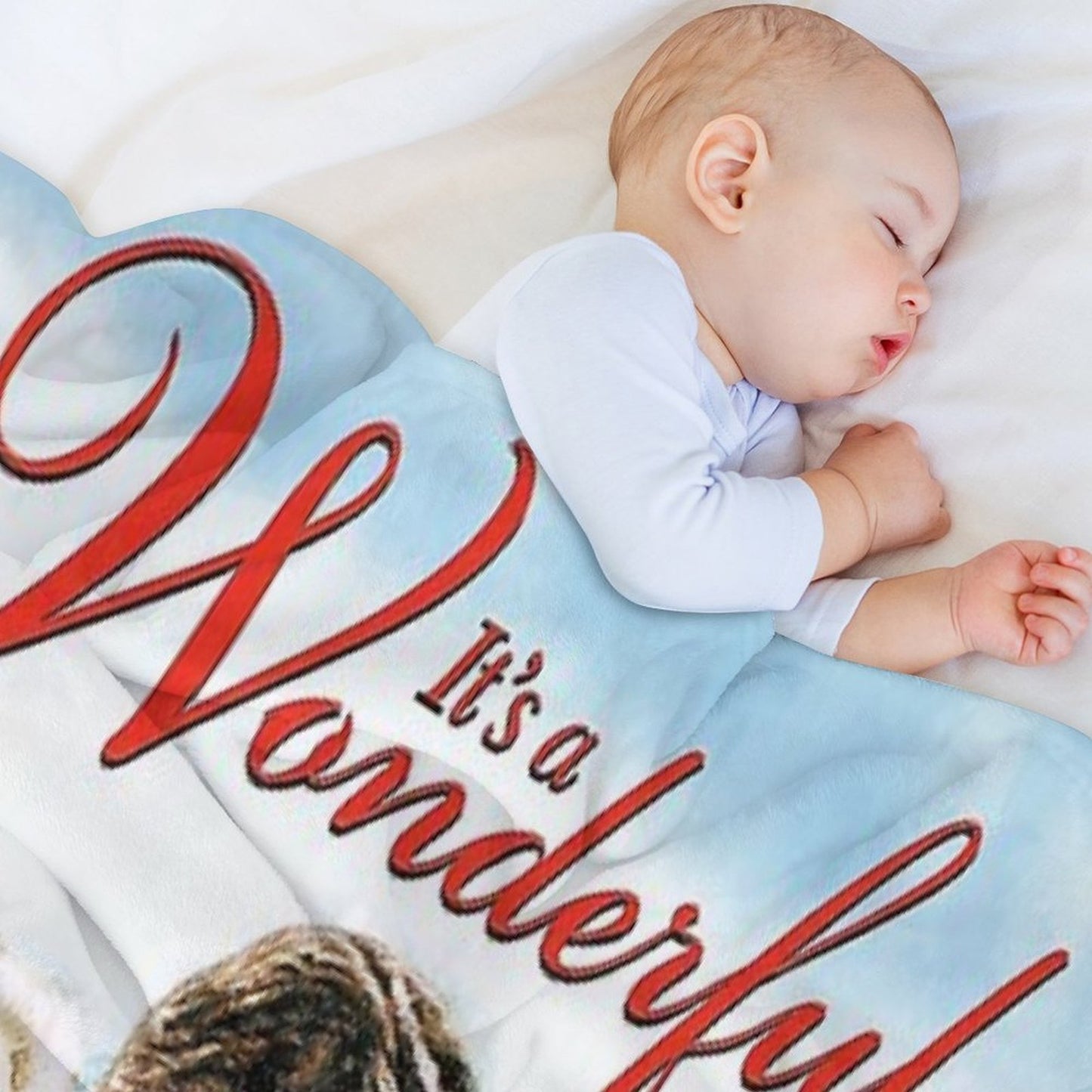 It's A Wonderful Life Scene Throw Blanket