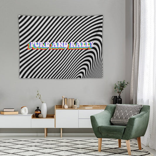 Puke And Rally Tapestry Tapestry