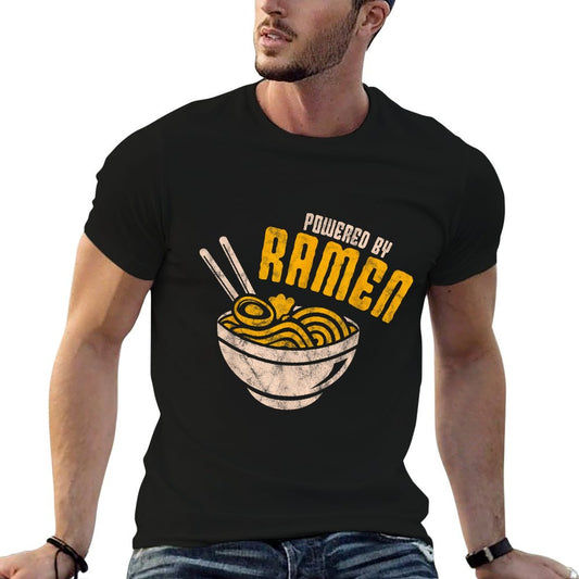 Powered By Ramen Japanese Love Anime Noodles T-Shirt