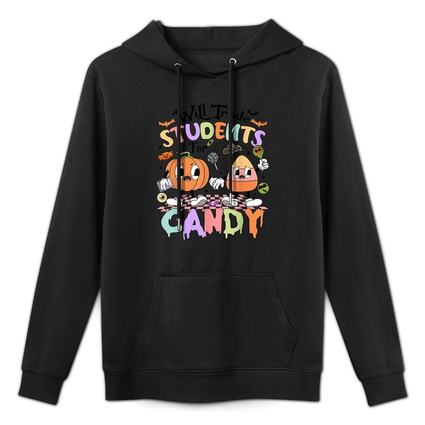 Funny Candy Halloween Teacher Will Trade Students For Candy Pilling-Resistant Hoodie
