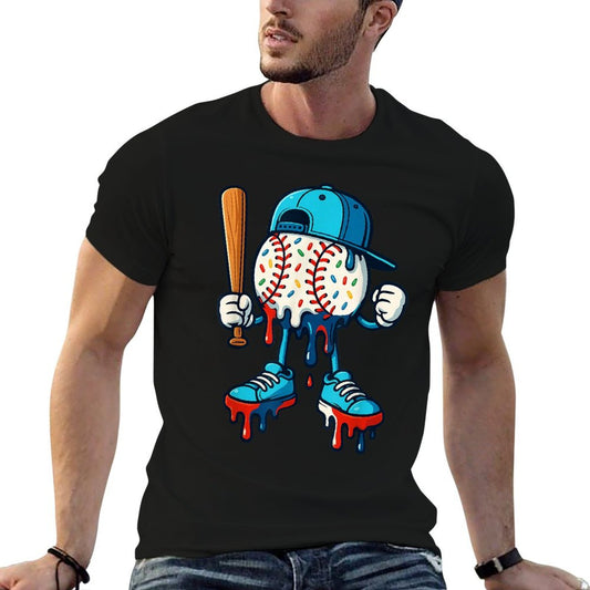 Baseball Lifestyle 101 Apparel Youth Baseball Drip Icecream Vintage-inspired T-Shirt