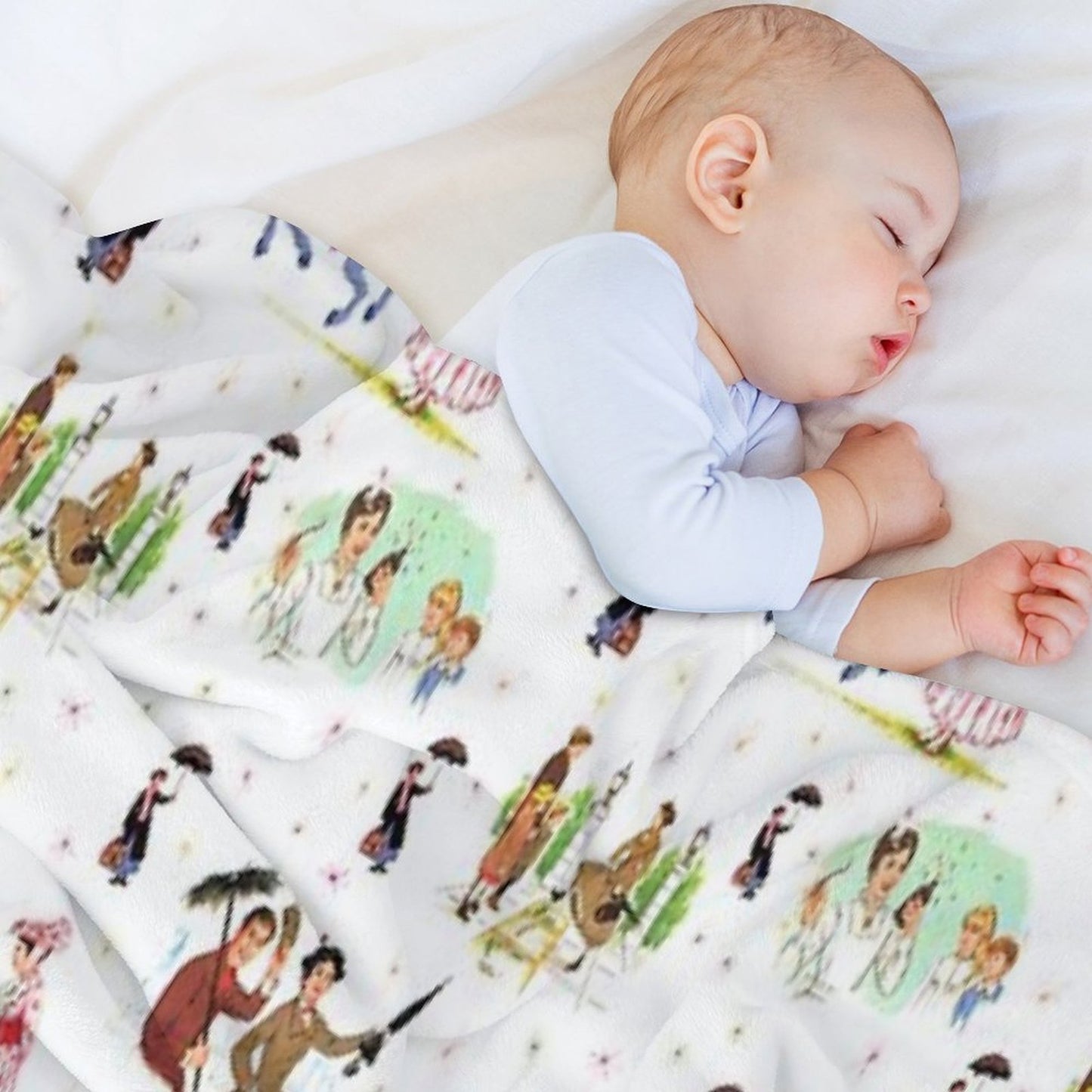 Mary Poppins IX Throw Blanket