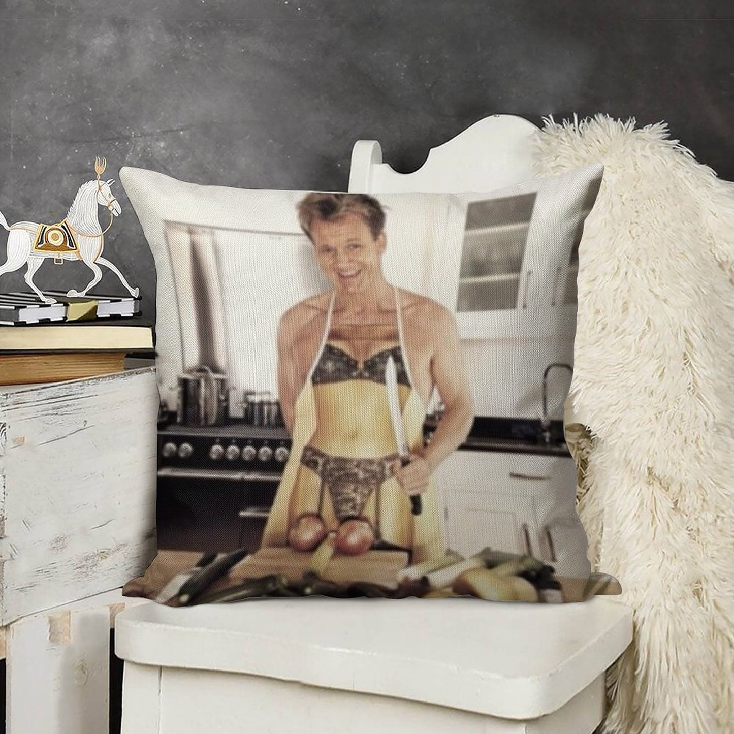 Sexy Gordon Ramsay Linen Throw Pillow Cover