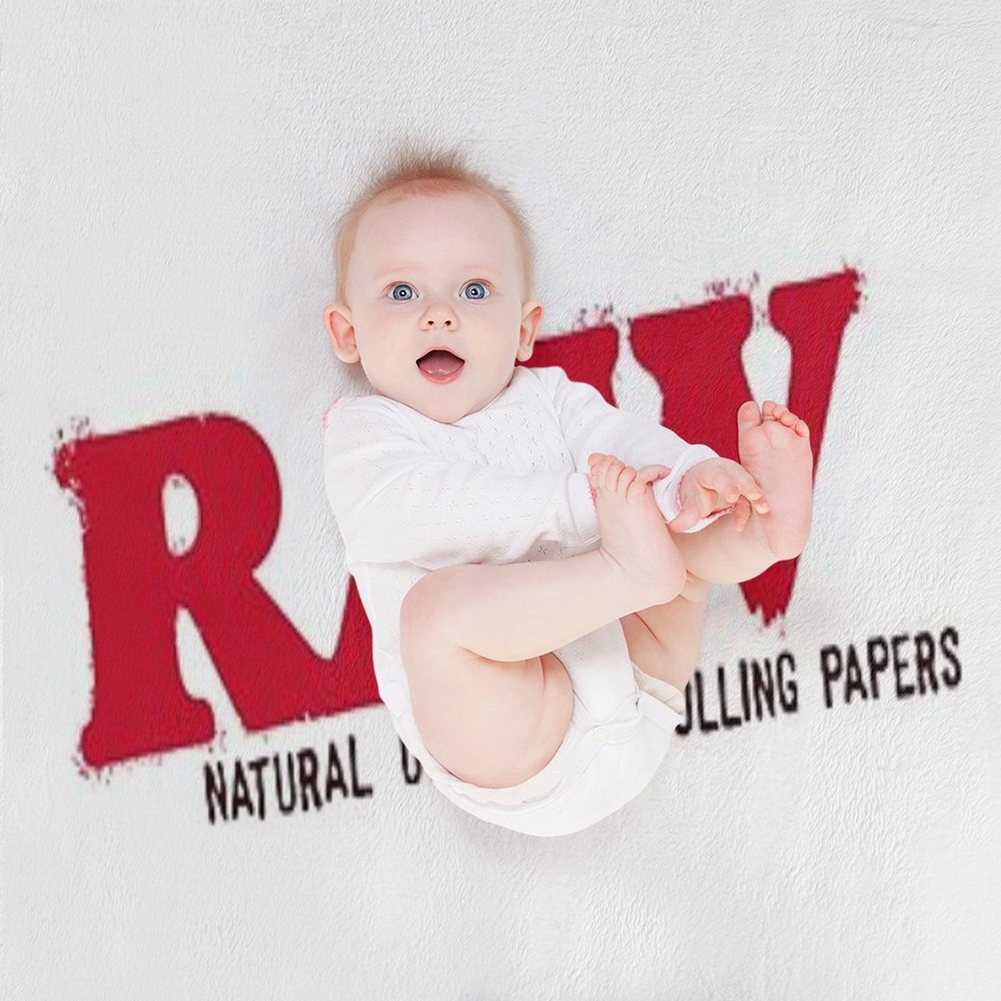RAW Rolling Papers Throw Blanket