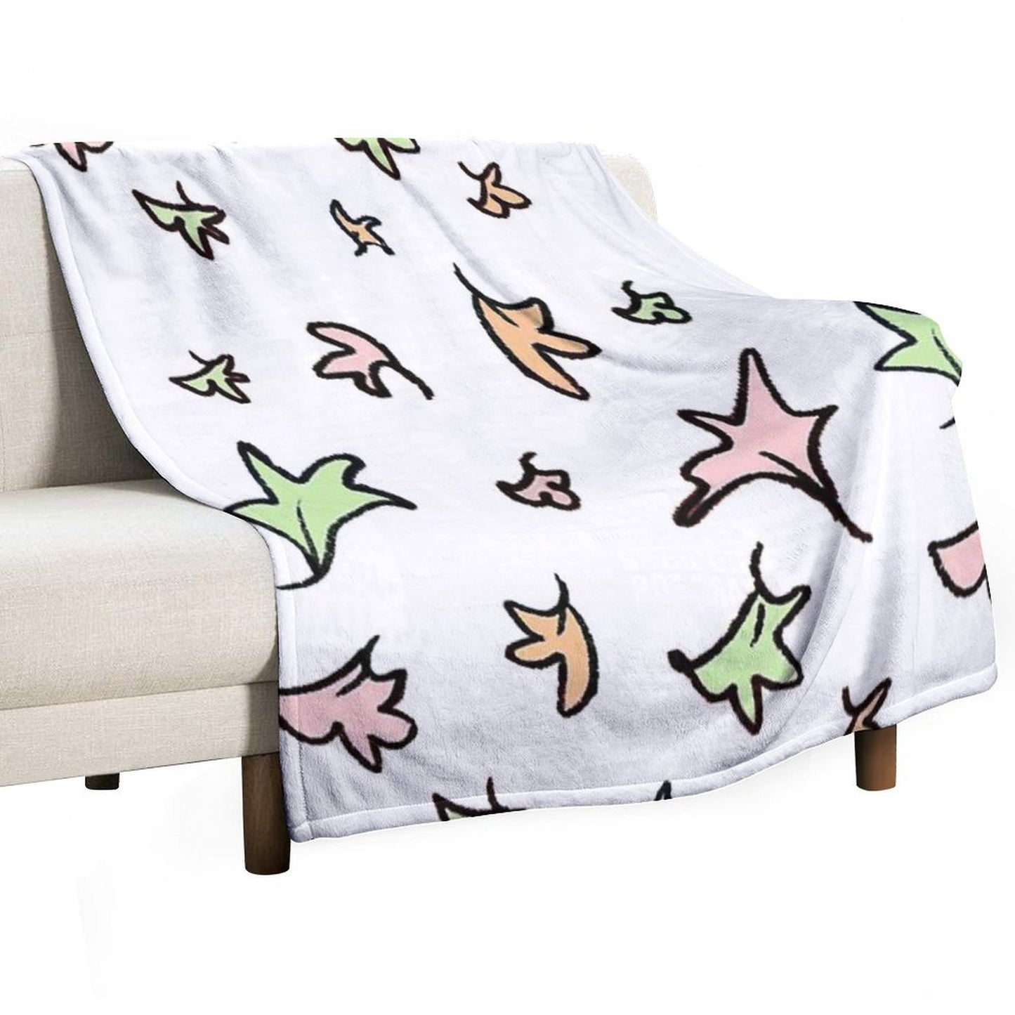 Hearstopper Netflix Leaves Throw Blanket