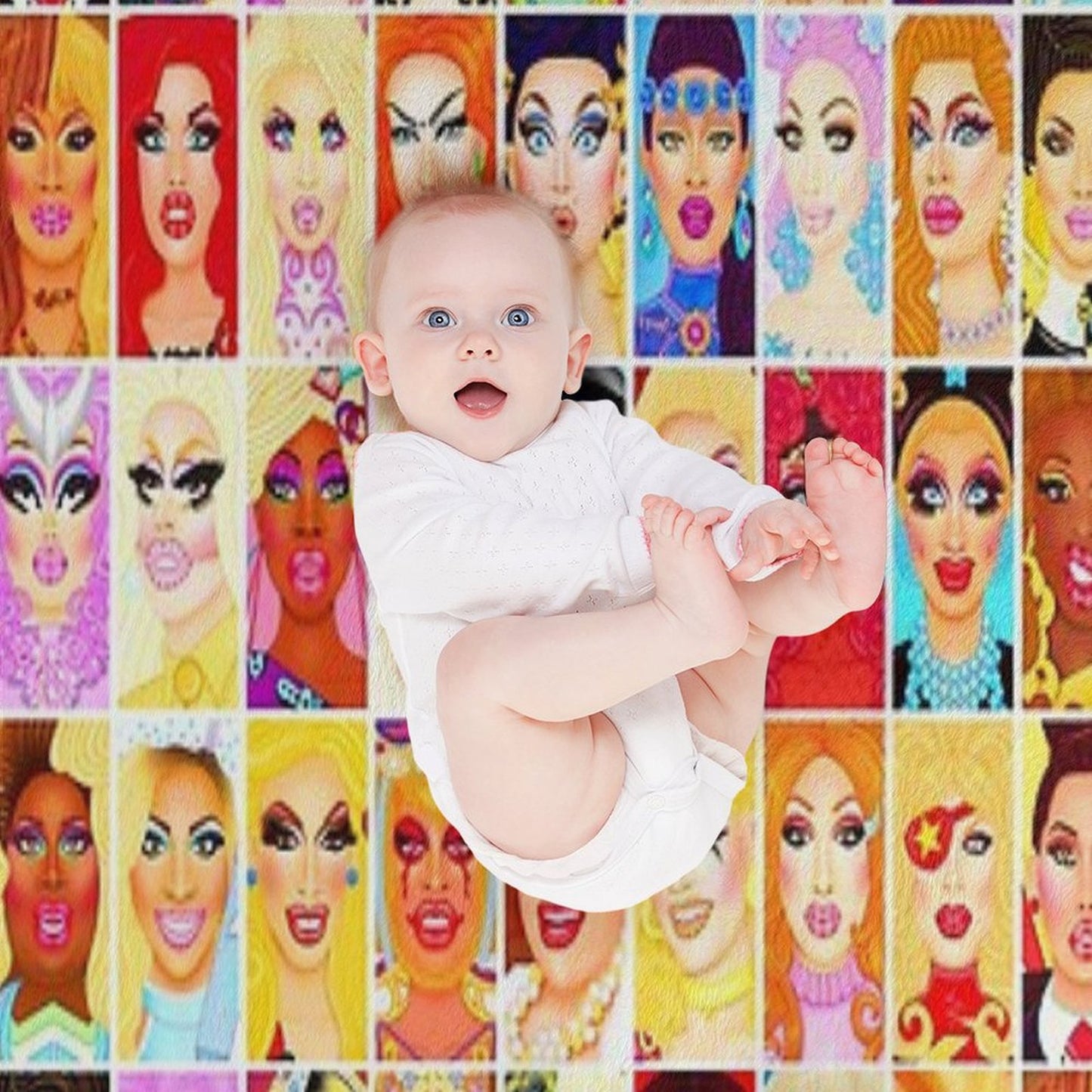 DRAG QUEEN ROYALTY Throw Blanket
