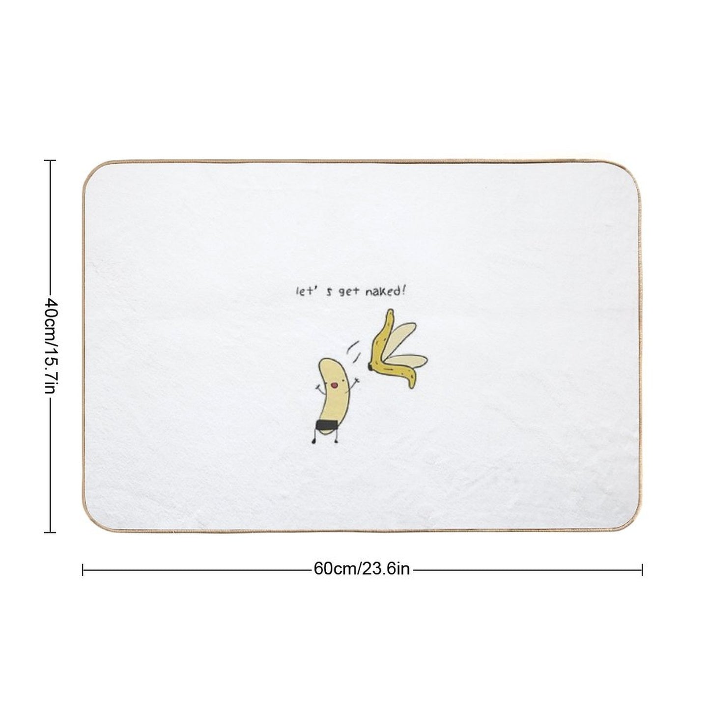 Let’s Get Naked Bath Mat