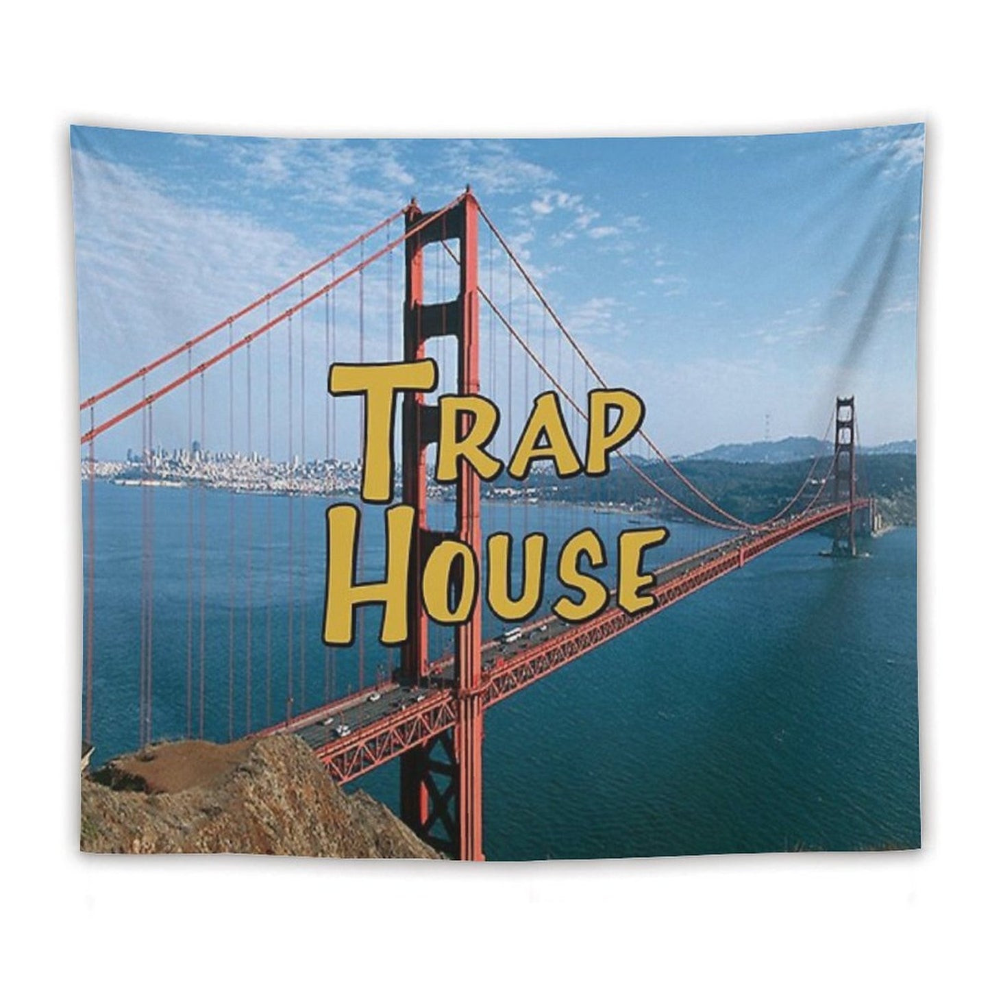 Full House Trap House Tapestry