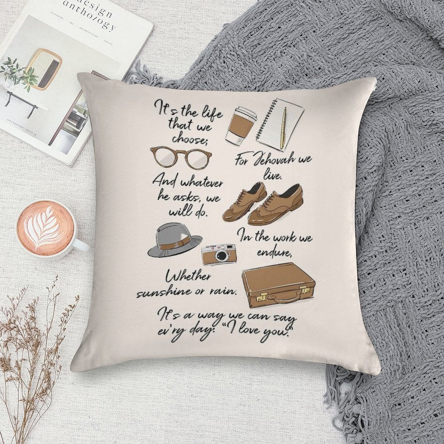 The Life of A Pioneer Soft Luxury Feel Throw Pillow