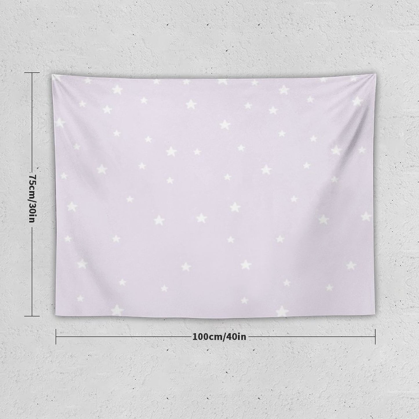Lilac Stars Tapestry
