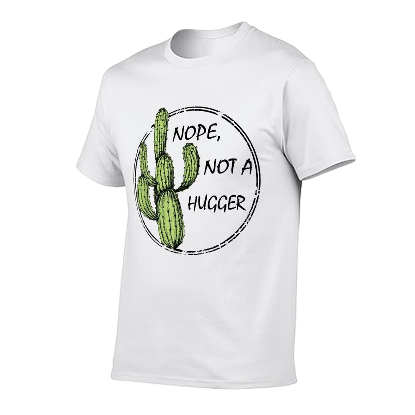Nope Not A Hugger Funny T Graphic-printed T-Shirt