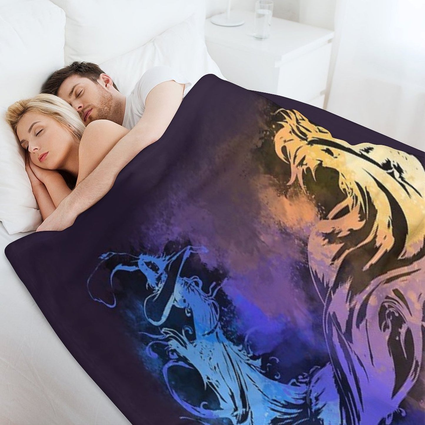 Final Fantasy X Logo Throw Blanket