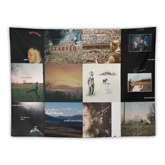Zach Singer Bryan 12 Ablums Collection Cover Tapestry