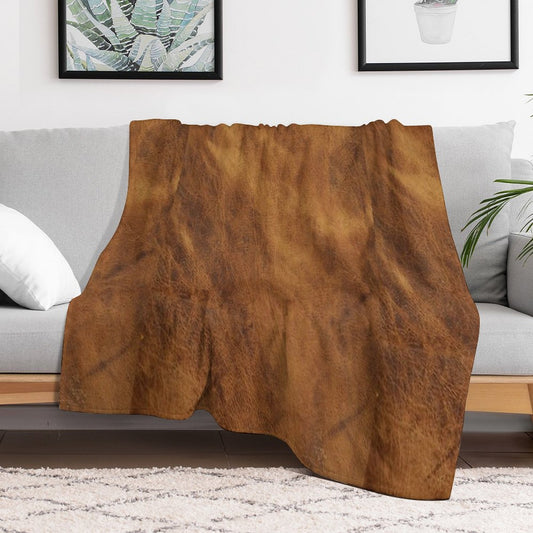 Leather Throw Blanket