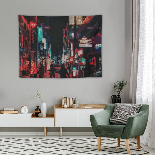 Retro Nights Tapestry