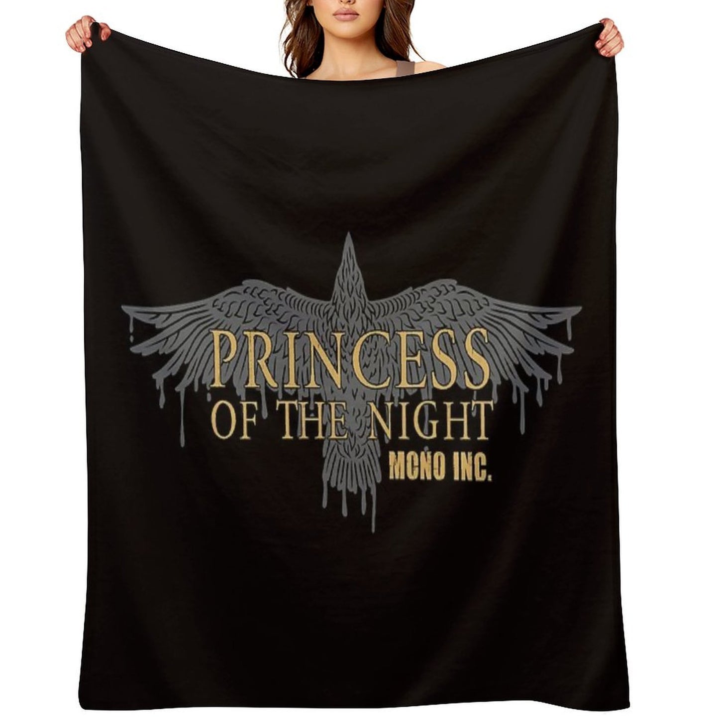MONO INC. Princess Of The Night Throw Blanket