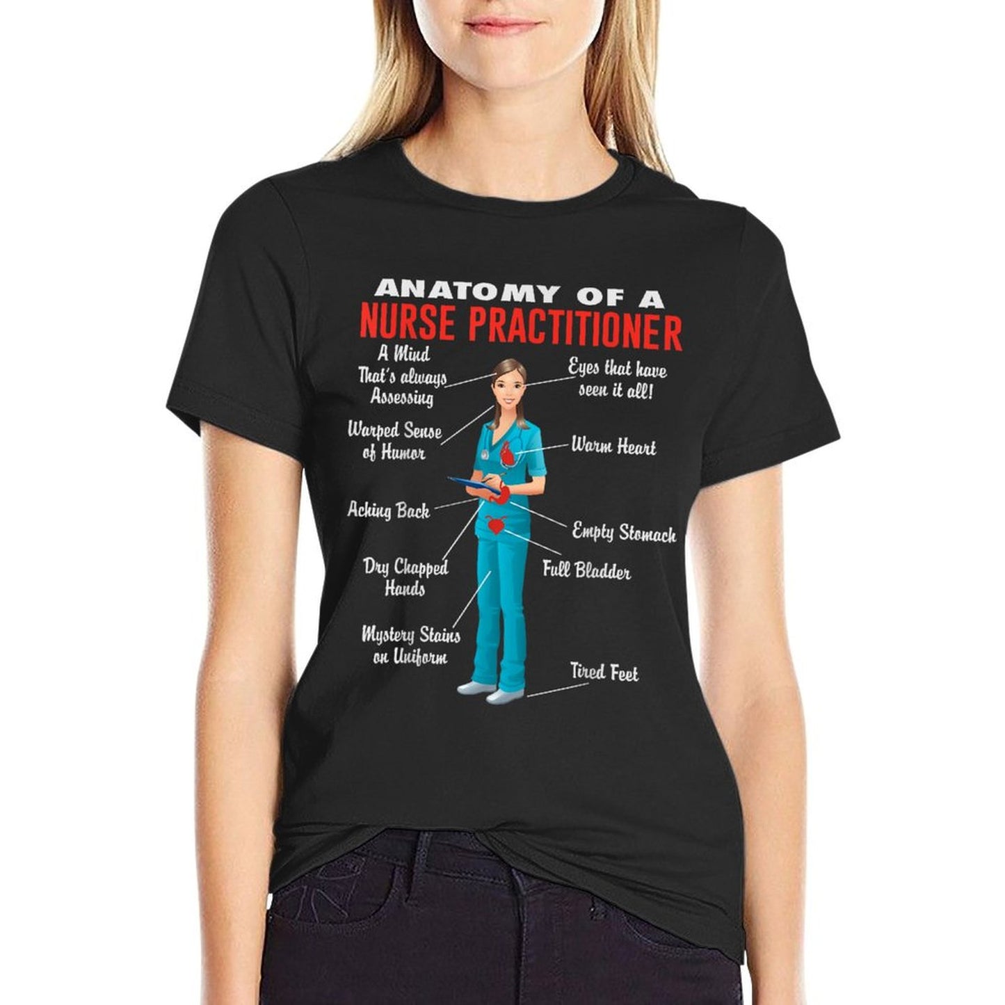 Anatomy Of A Nurse Practitioner - Nurse Practitioner Shirt T-Shirt