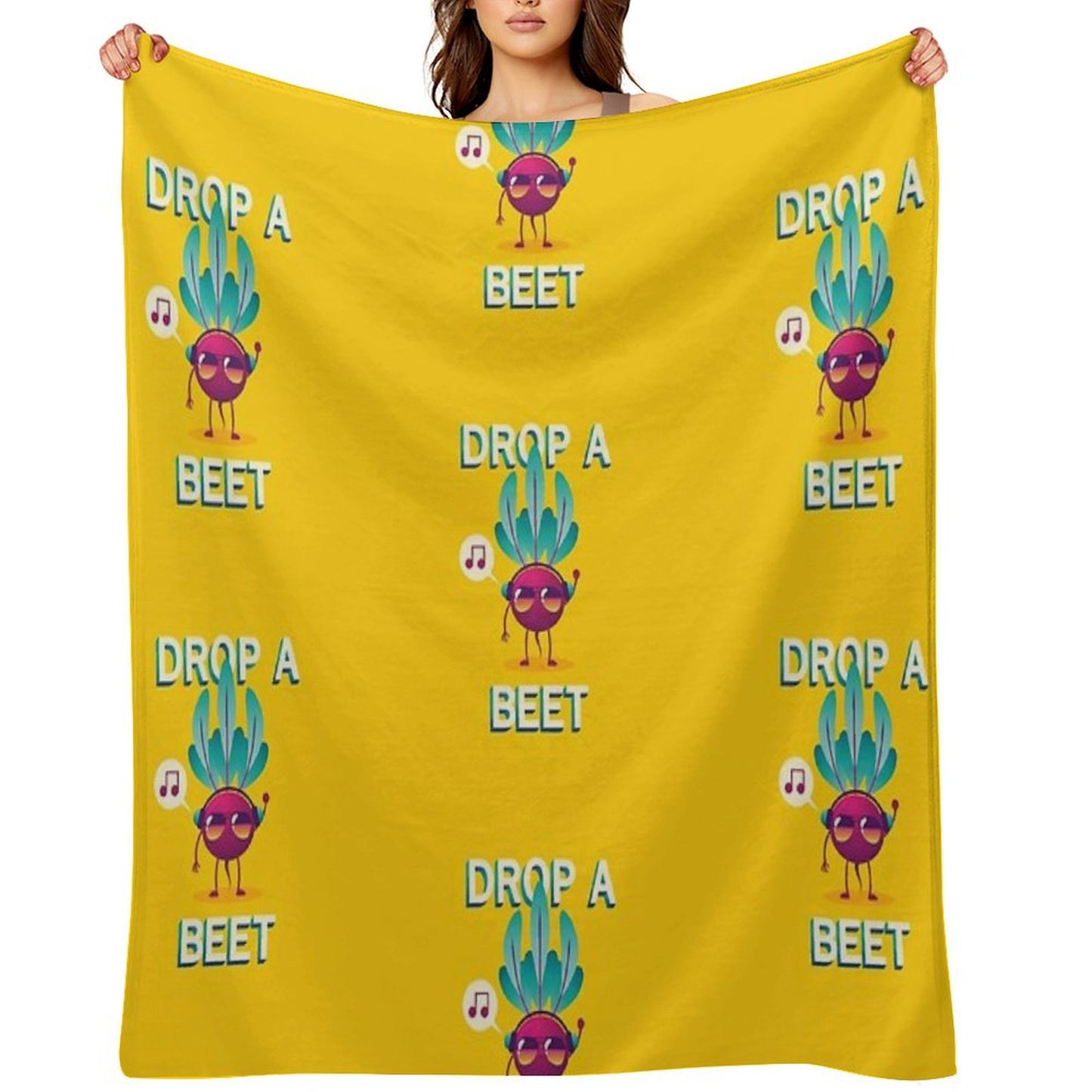 Drop A Beet Throw Blanket