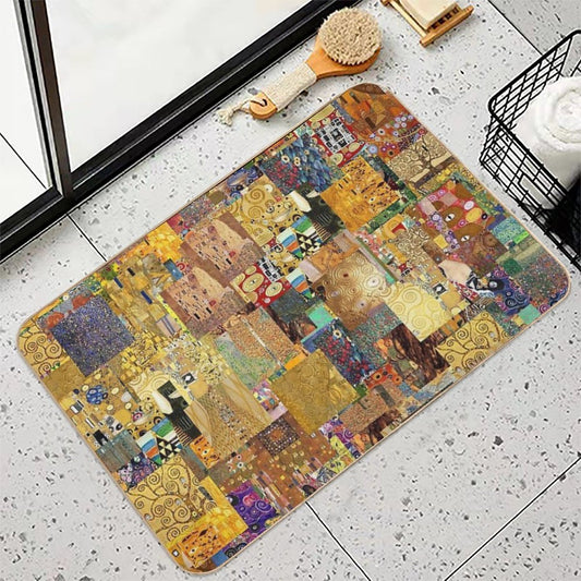 Gustav Klimt Bath Mat
