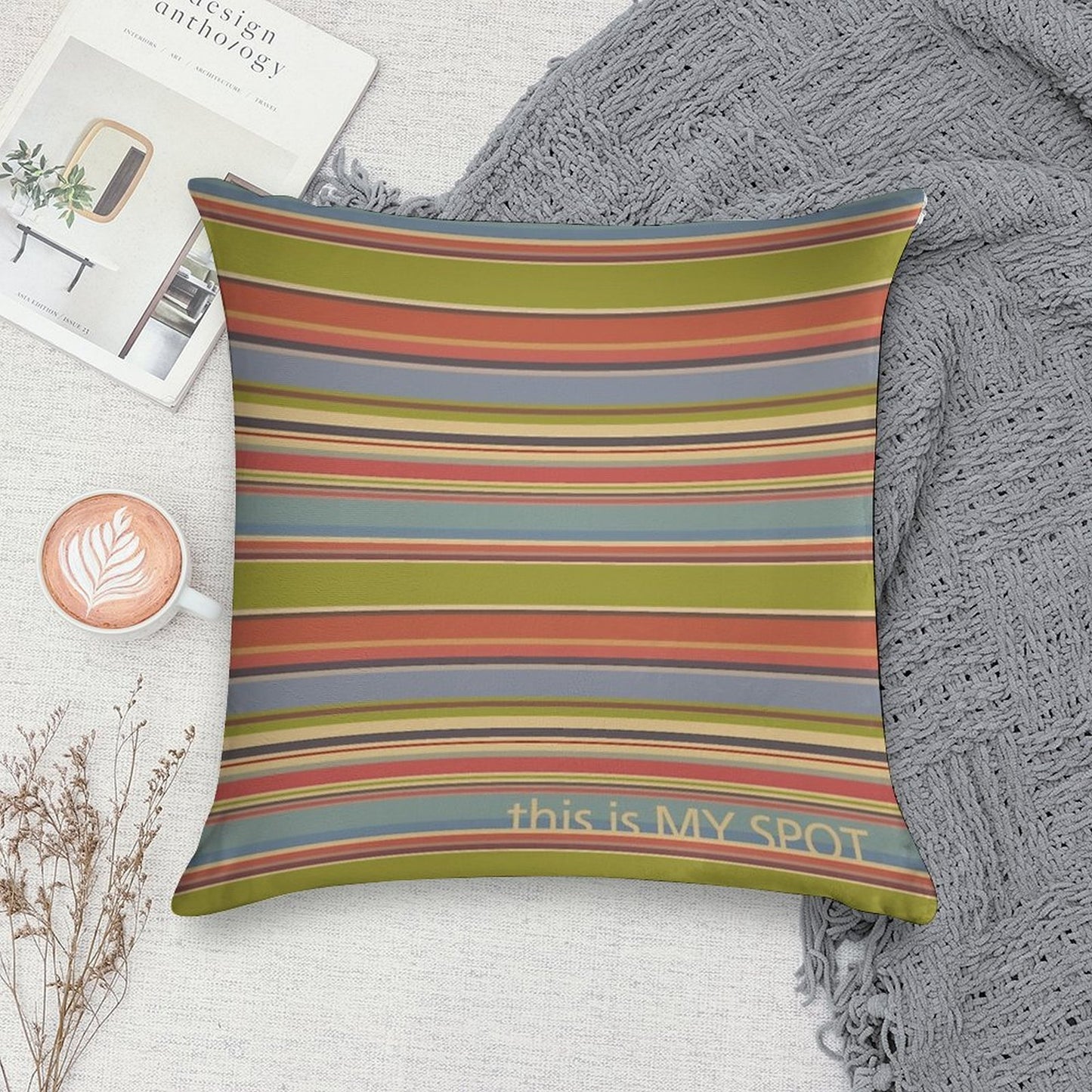 This Is My Spot Soft Warmth Comfort Throw Pillow