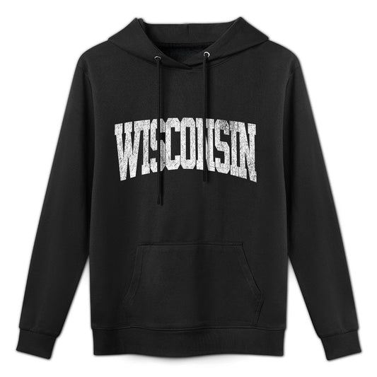 Wisconsin Vintage City Shrink-Resistant Hoodie