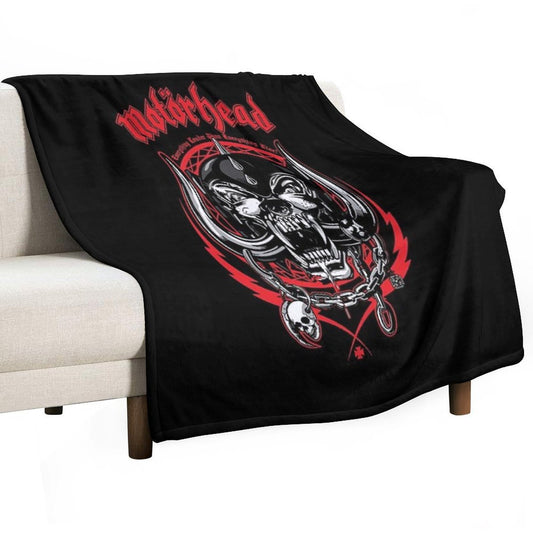 Rock N Roll 88motorhead Throw Blanket