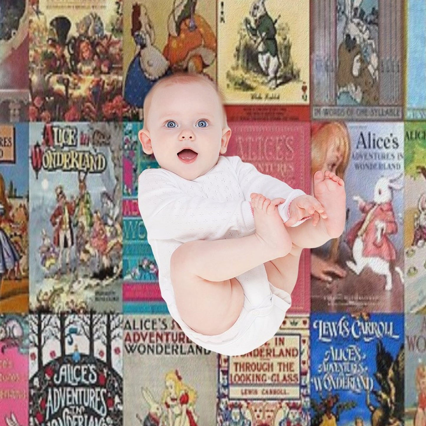 Alice in Wonderland Throw Blanket