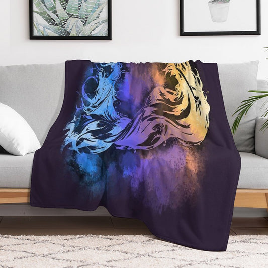 Final Fantasy X Logo Throw Blanket