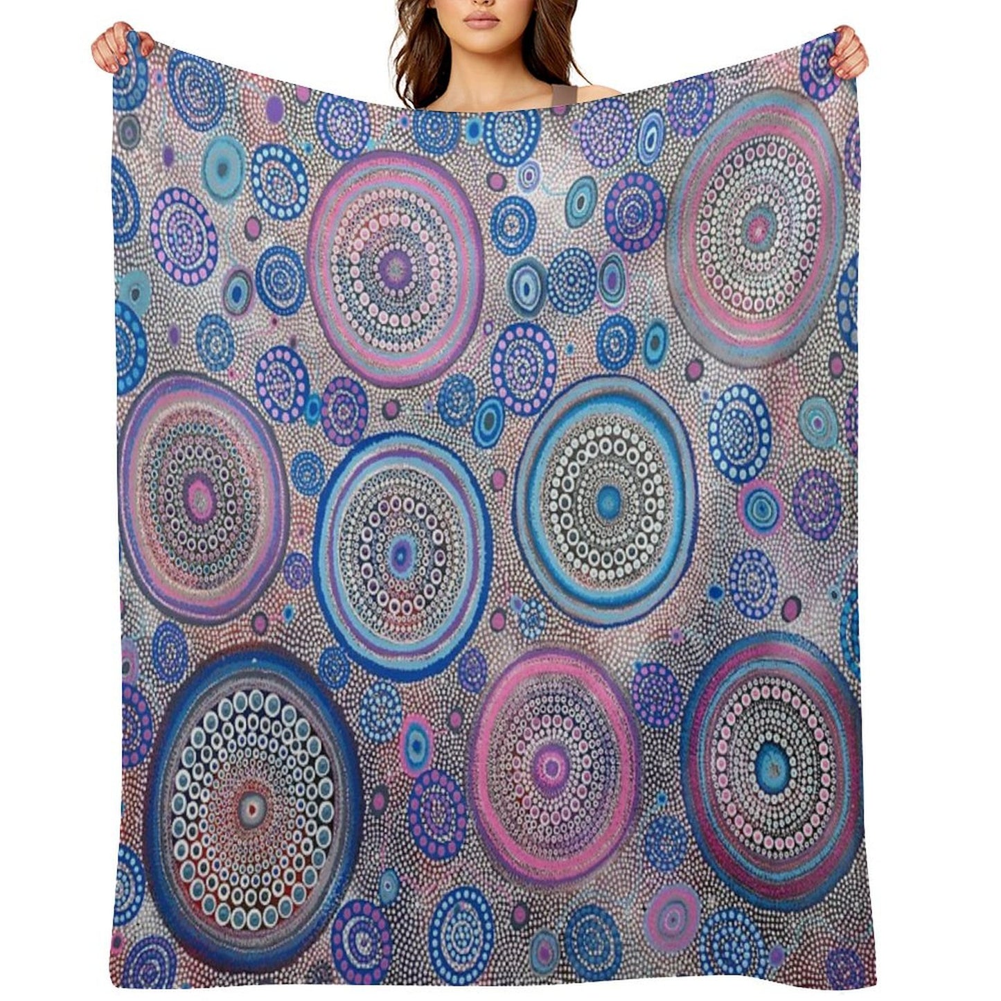Seven Sister's Dreaming Throw Blanket