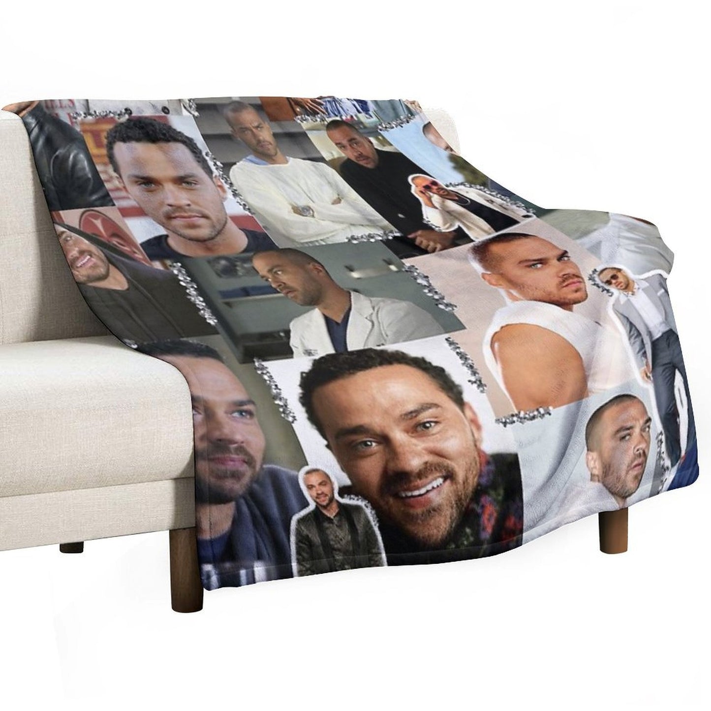 Jackson Avery Collage Throw Blanket