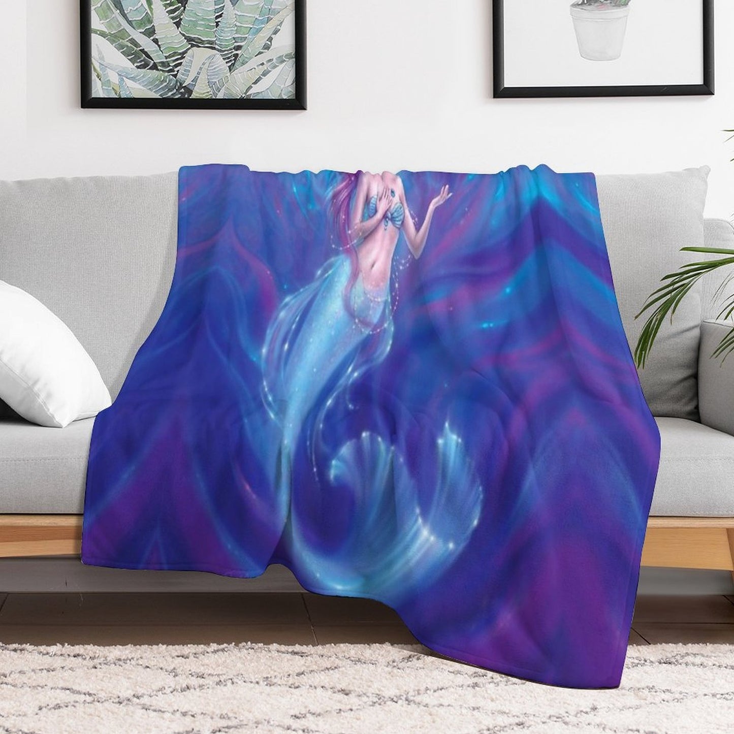 Coral Throw Blanket