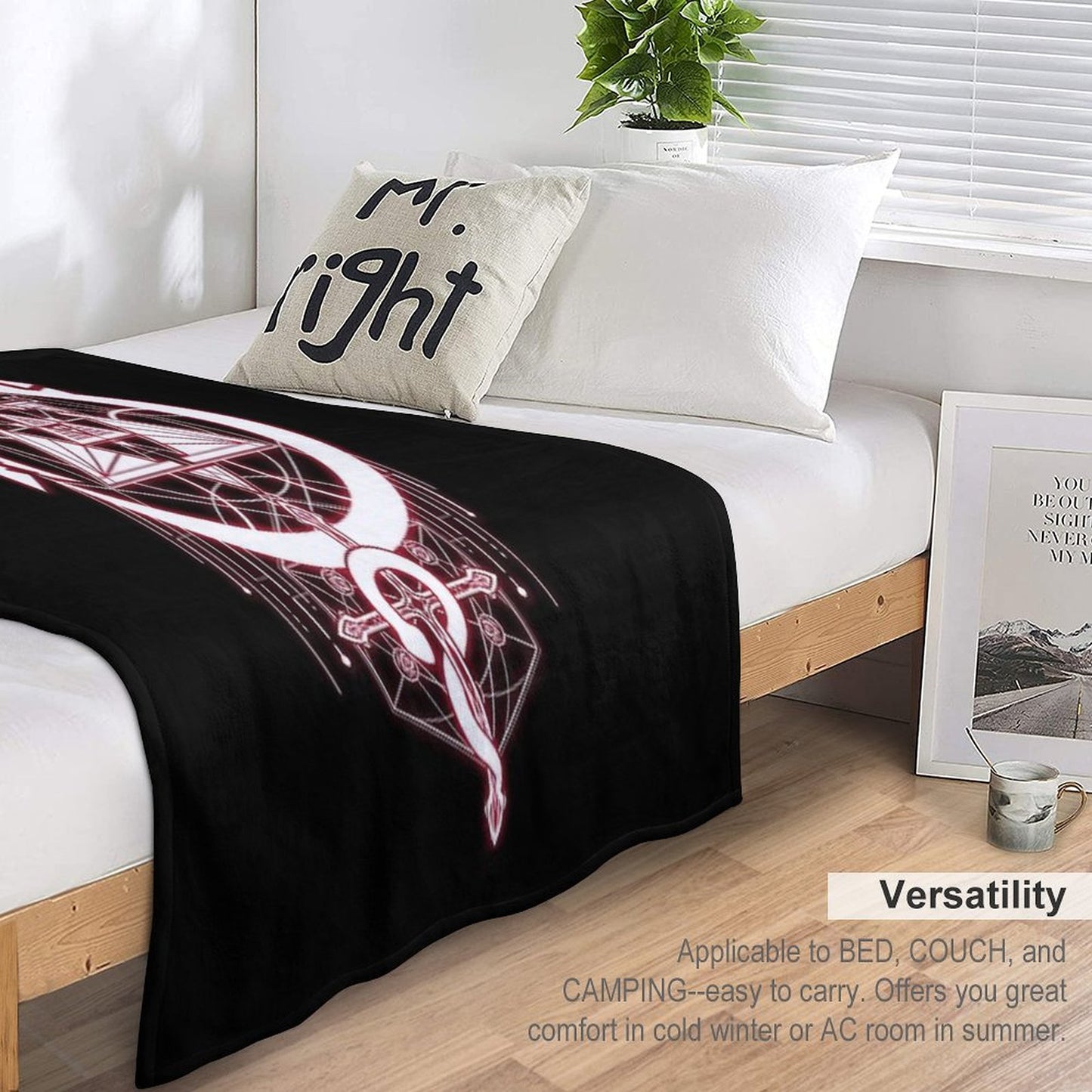 Glowing Snakes of Alchemy Throw Blanket