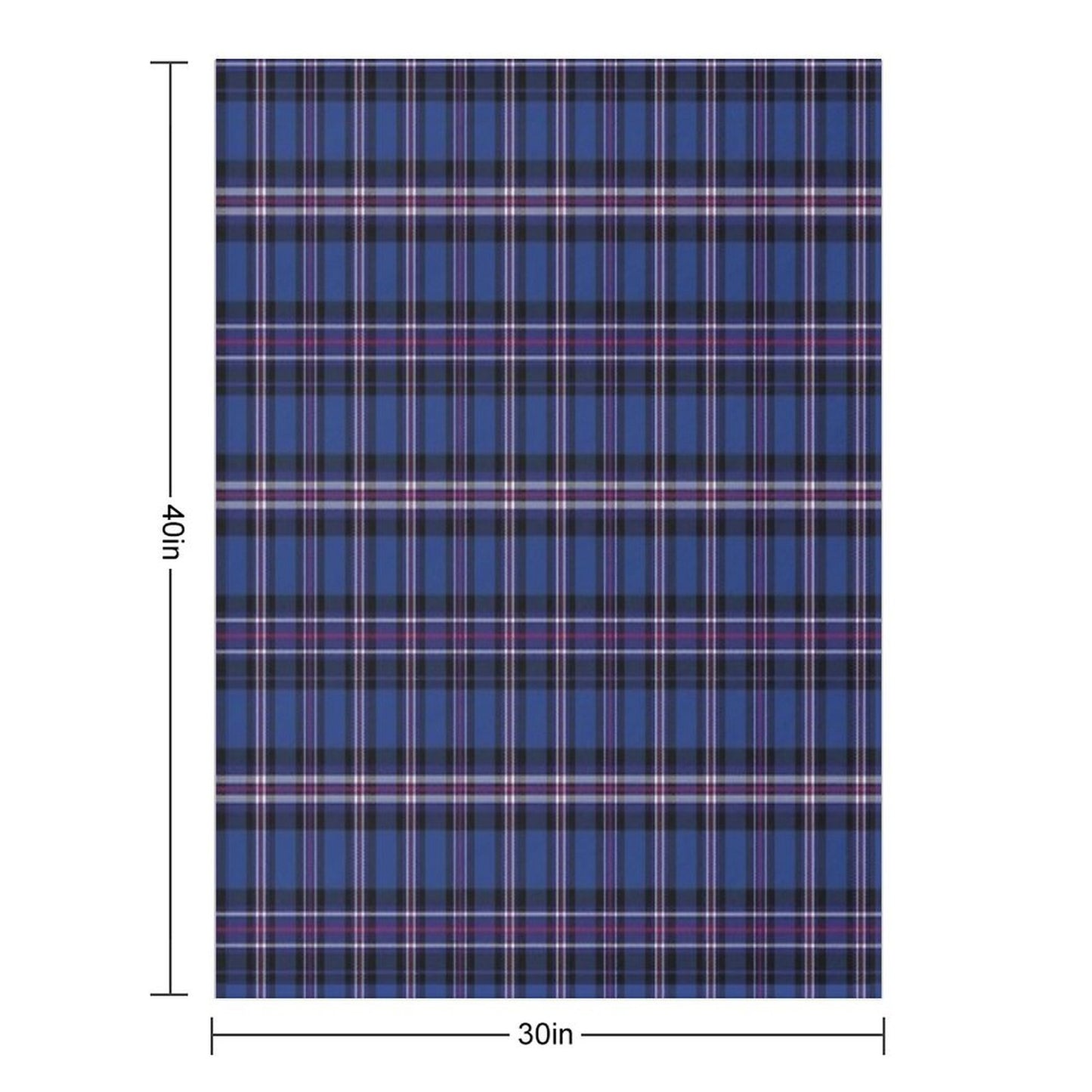 Gers Tartan Throw Blanket