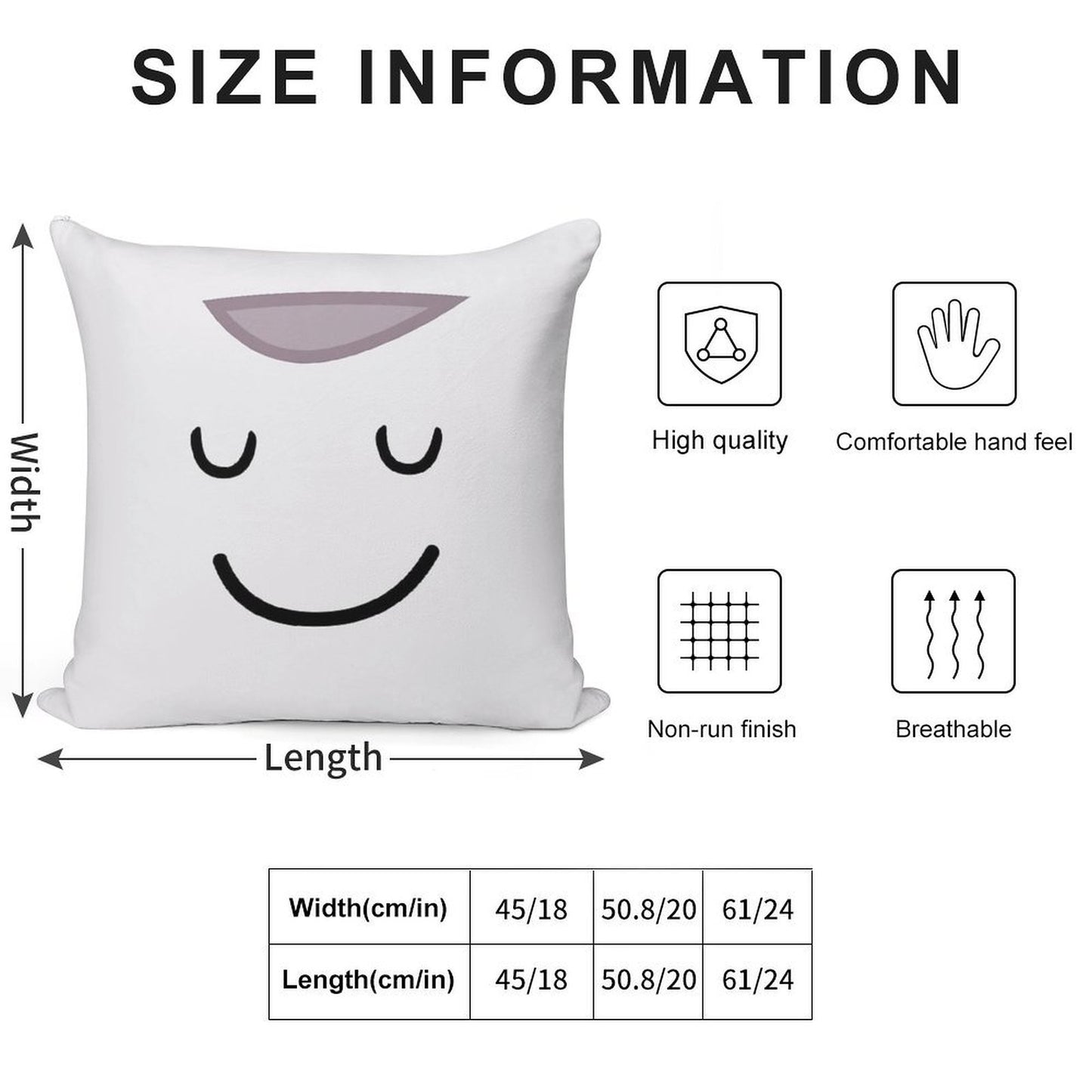 Pillow Pillow Soft Shrink-Resistant Throw Pillow