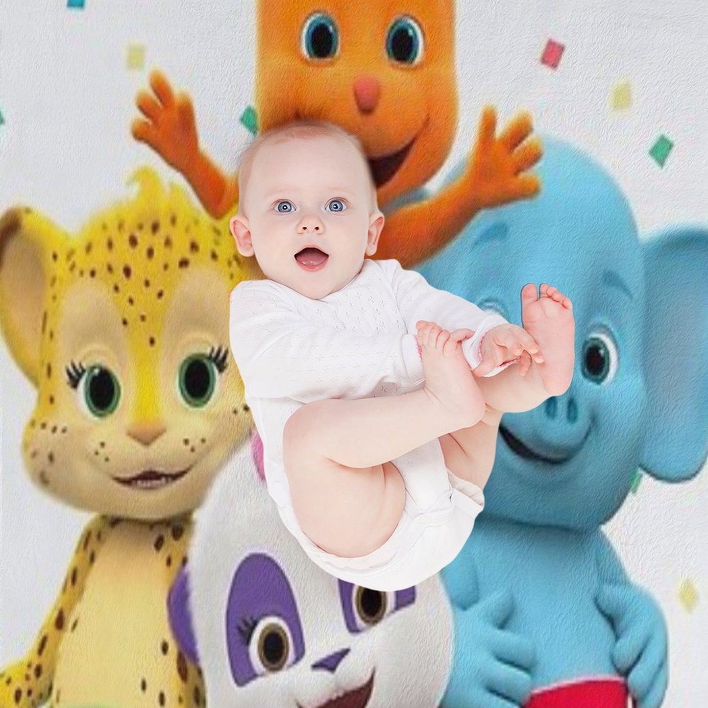 Word Party - Kids Tv Show Throw Blanket