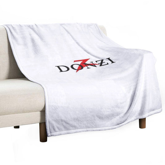 Donzi Marine Boats Powerboats Logo Throw Blanket