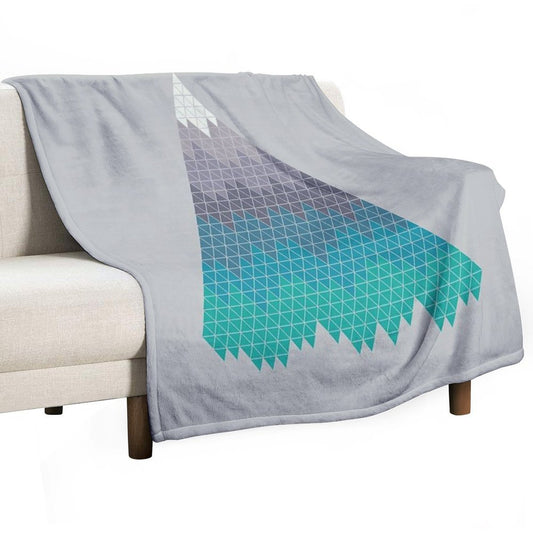 Many Mountains Throw Blanket