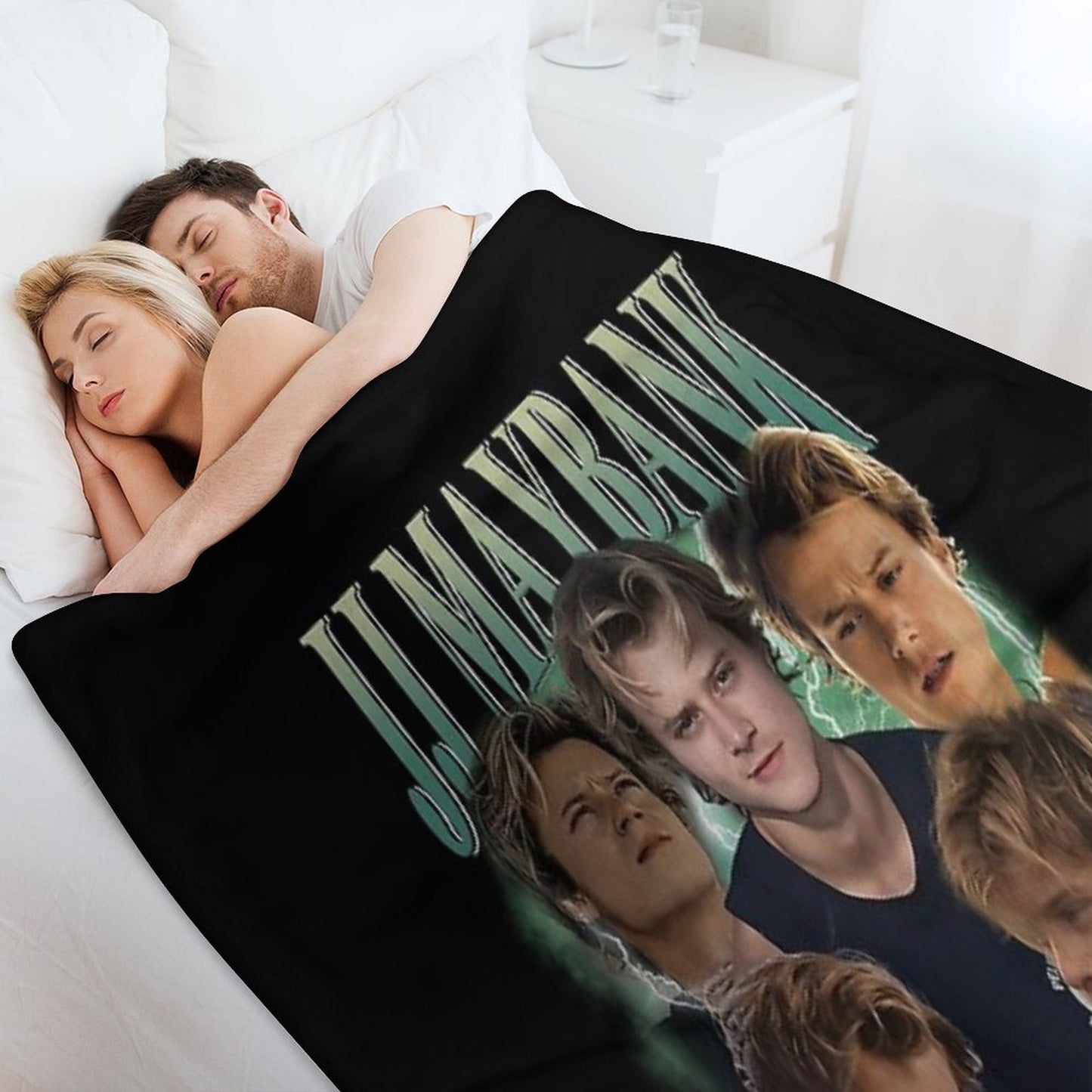 Retro JJ Maybank Vintage Bootleg 90s Style Throw Blanket