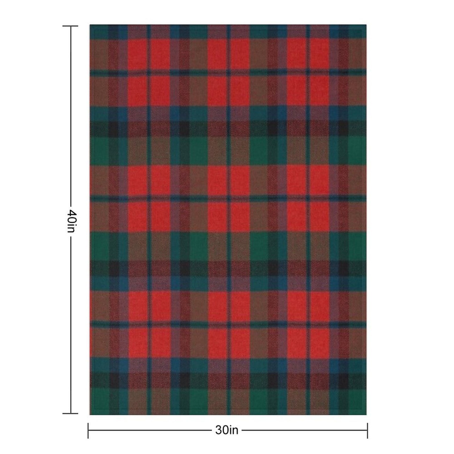 MacNaughton Scottish Tartan Throw Blanket