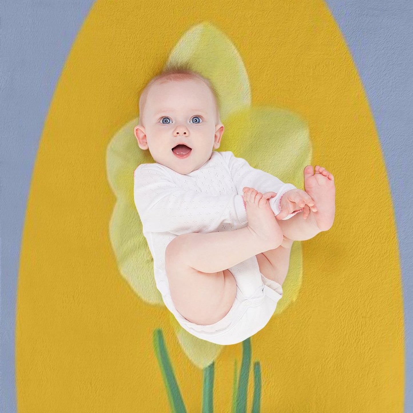 Daffodil Throw Blanket