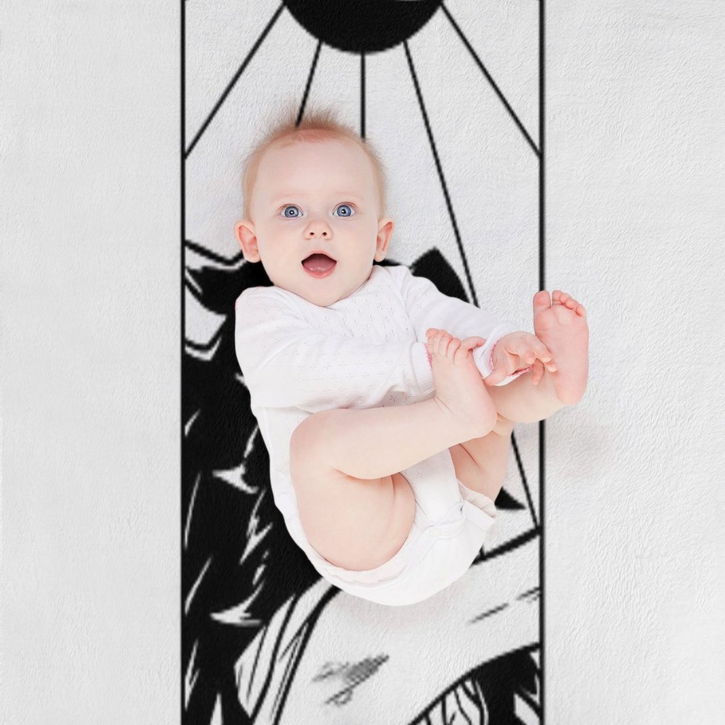 The Upper Moon One Throw Blanket