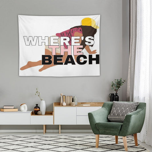 Where's The Beach Tapestry