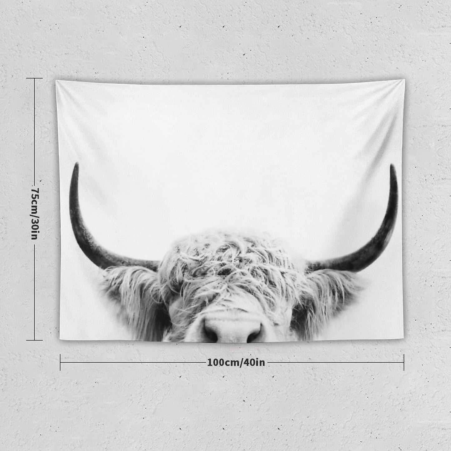 Peeking Cow Tapestry