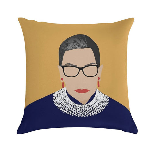 Ruth Bader Ginsburg Soft Ultra-Soft Texture Throw Pillow