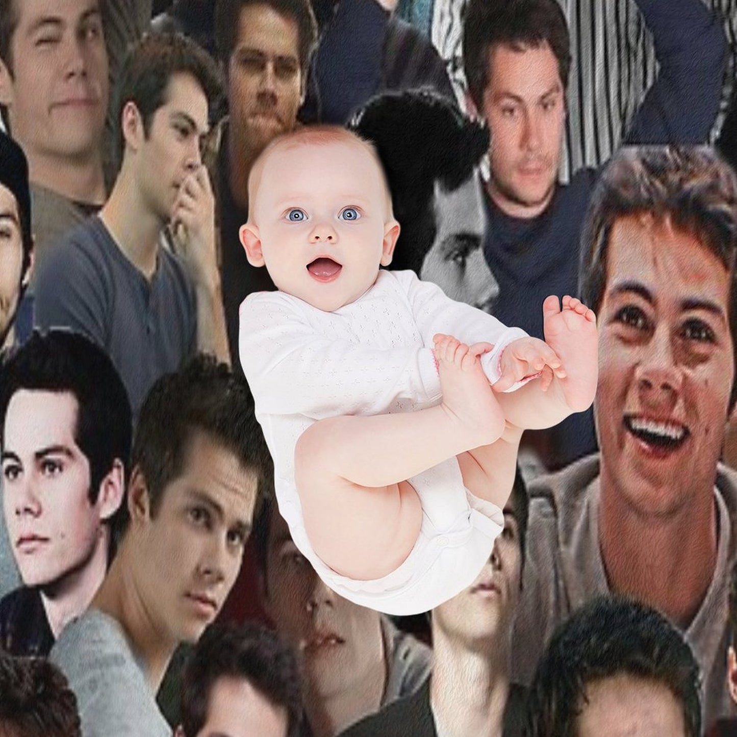 Dylan O'brien Collage Throw Blanket