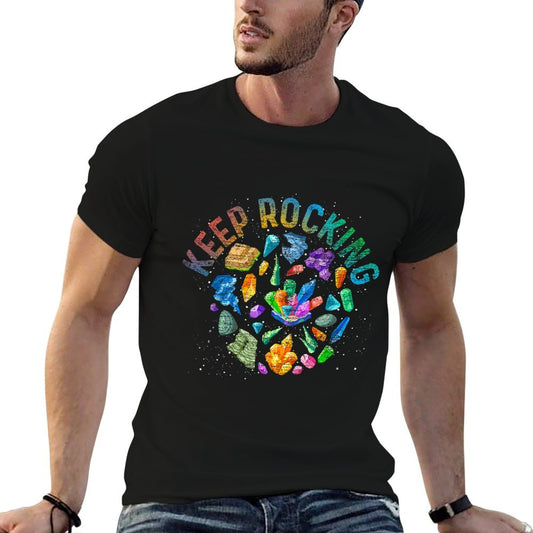 Colorful Rock Collector Earth Scientist Gift Funny Geology T-Shirt