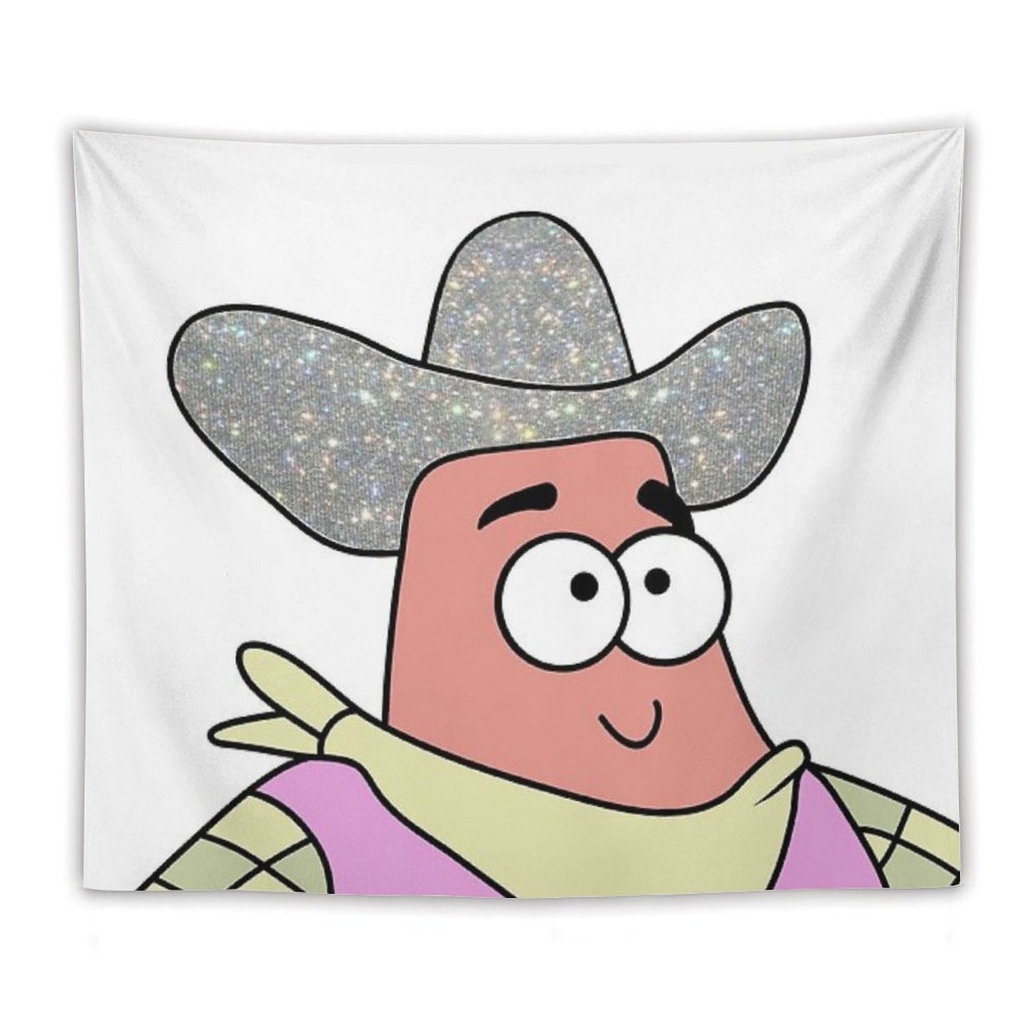Yeehaw Patrick Star Tapestry