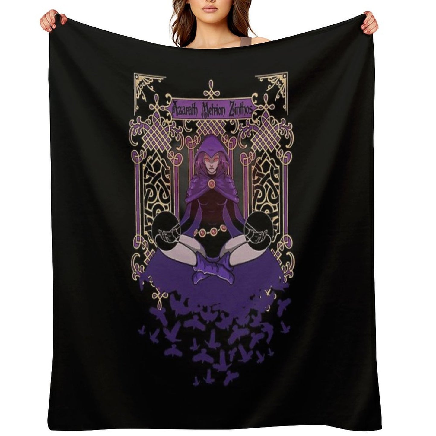 Raven Teen Titans Throw Blanket