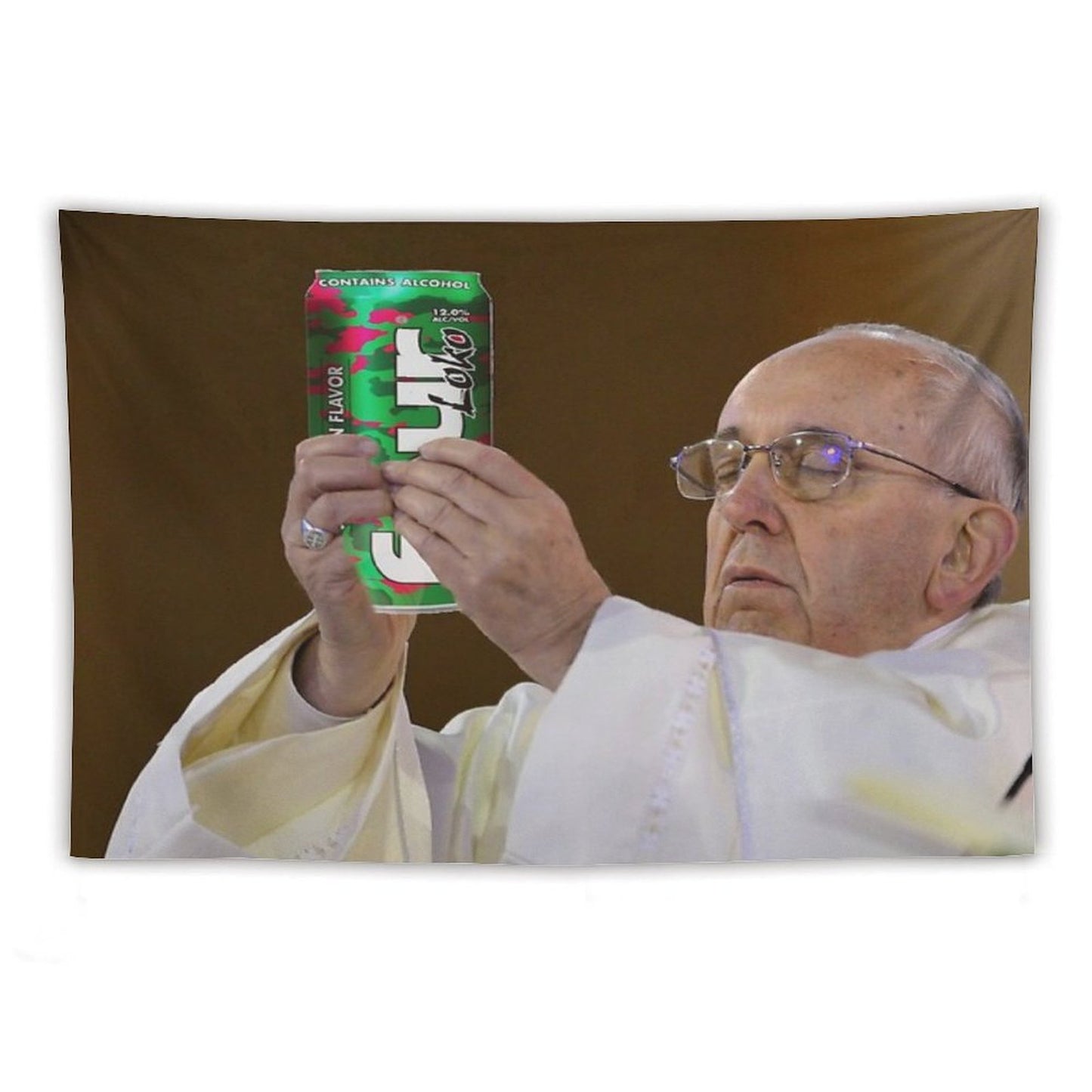 The Pope Four Loko Tapestry